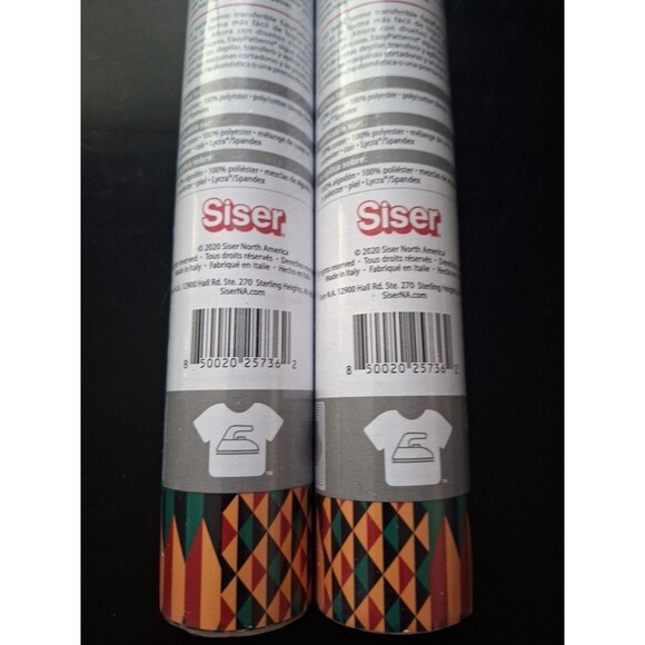 2 Siser Easypatterns HTV Heat Transfer Vinyl Kente  Black Heritage Patterns NEW - Picture 5 of 5